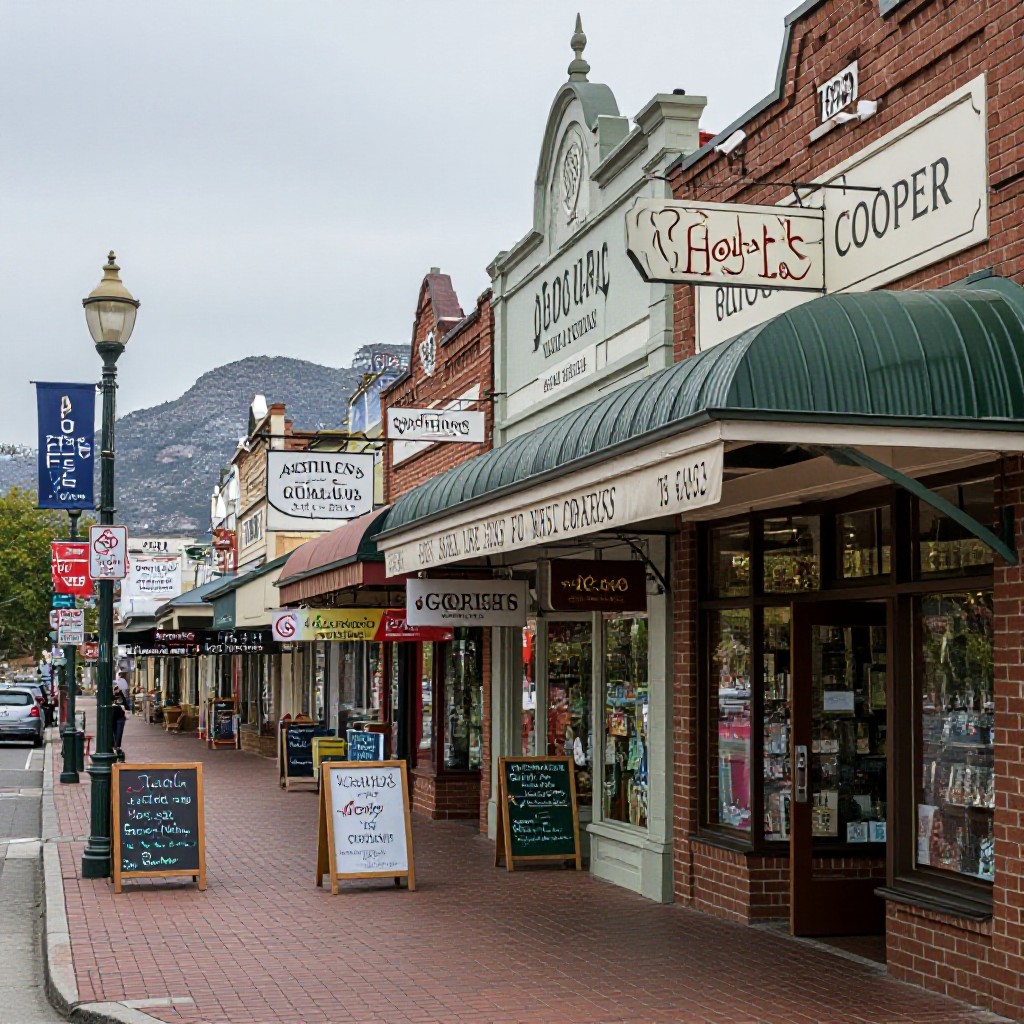 Mount Cooper streetscape
