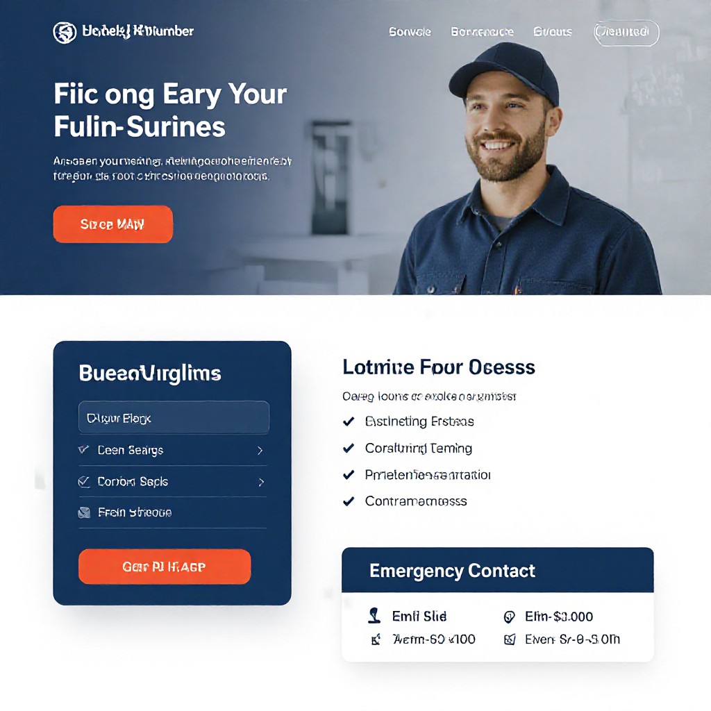Website example for Heidelberg plumber