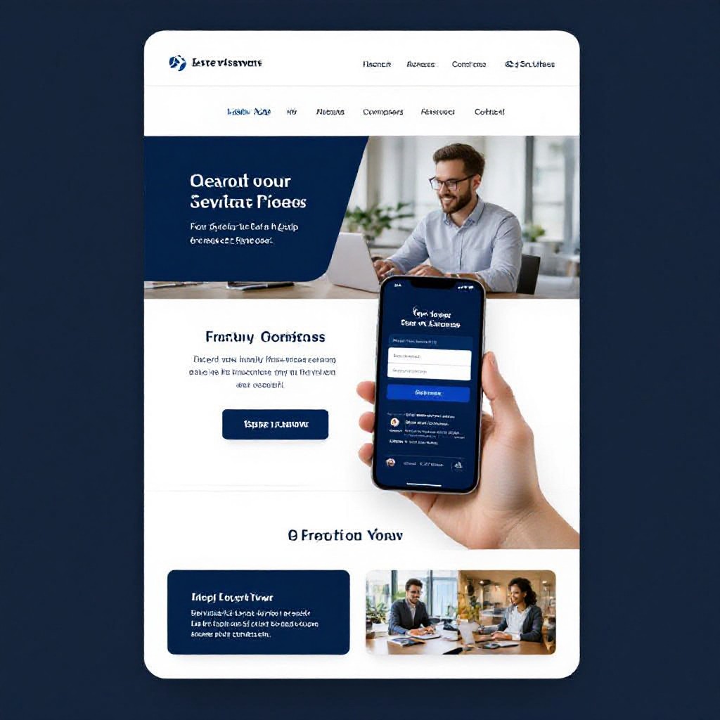 Free easy website created on phone