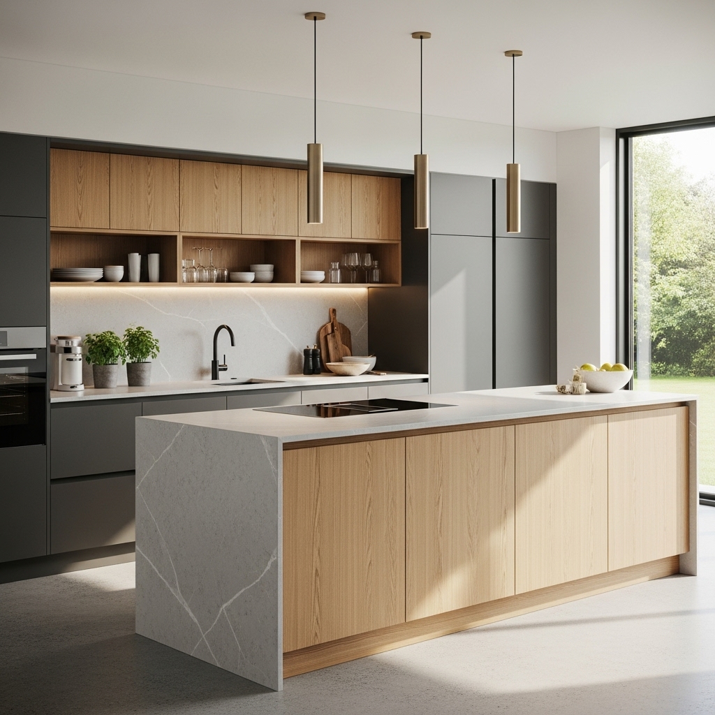 Modern kitchen cabinetry