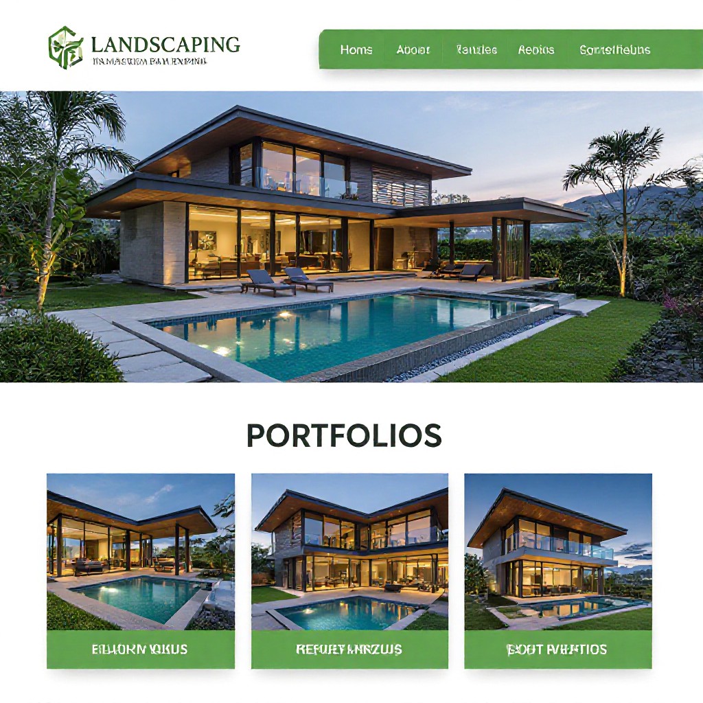 Landscaping website example