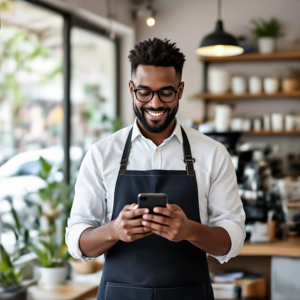 Small business website example