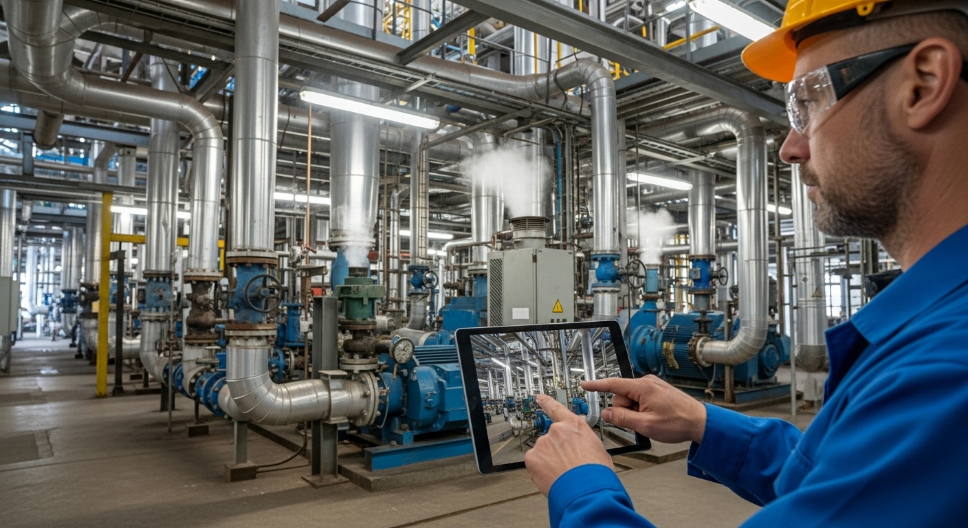 Industrial plant piping project