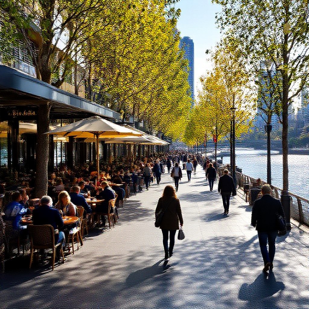 Southbank promenade