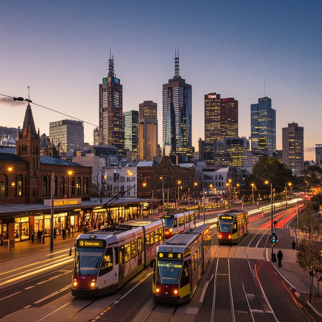 Melbourne CBD skyline