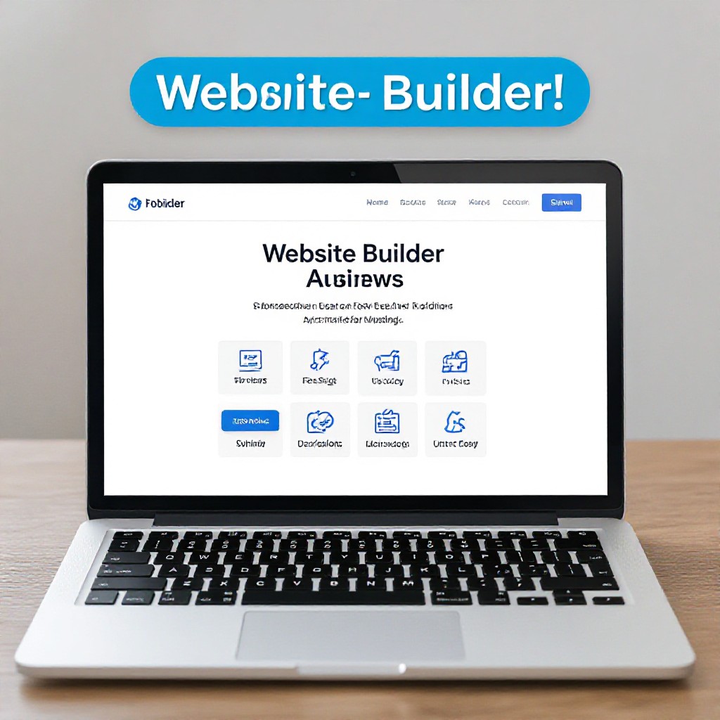 drag and drop website builder interface