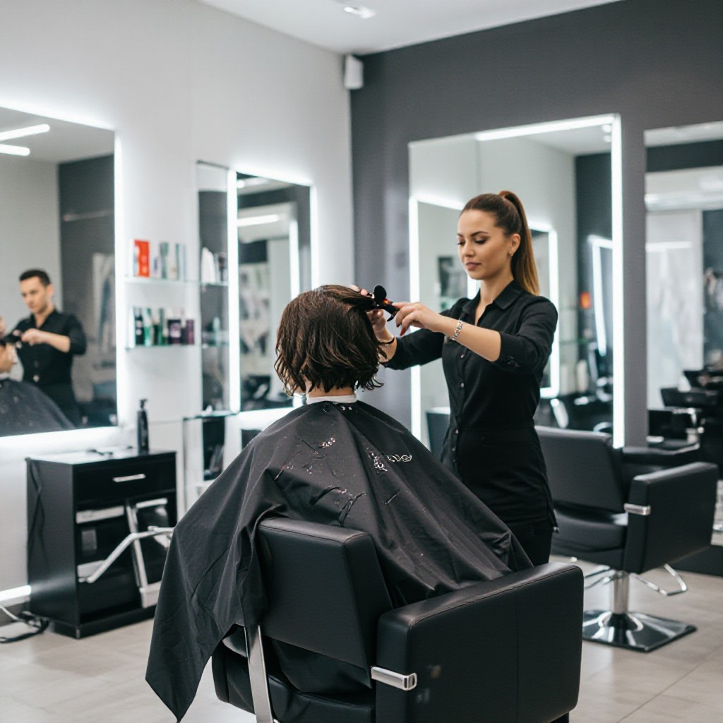 Hairdresser website preview