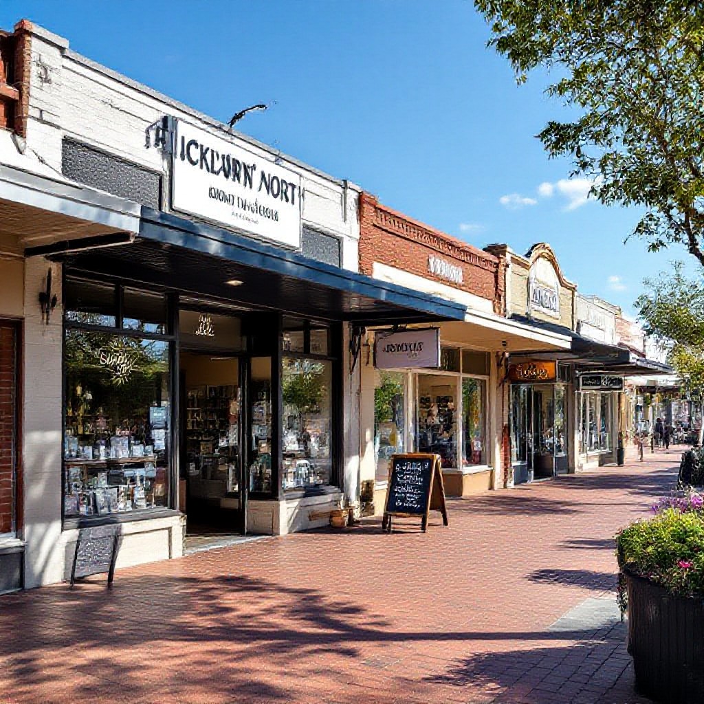 Blackburn North shopping strip