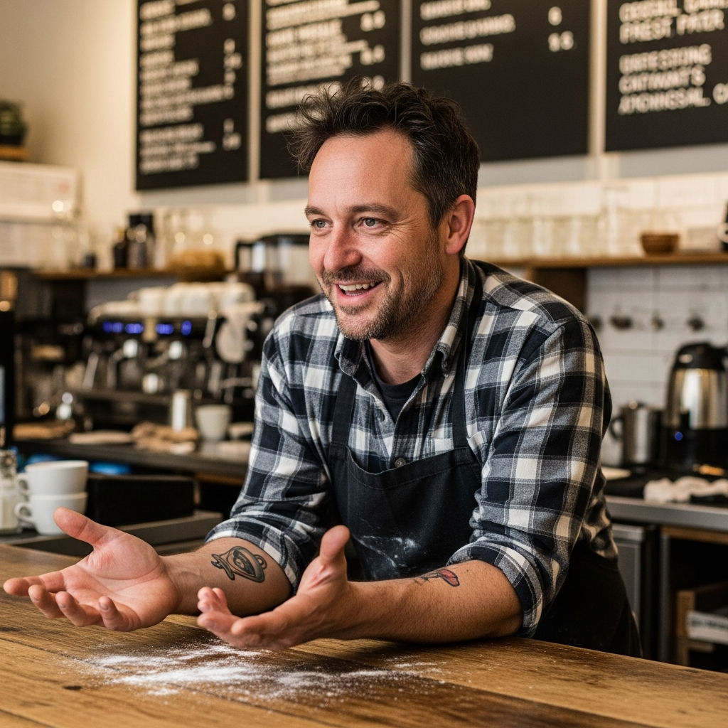 Local cafe owner
