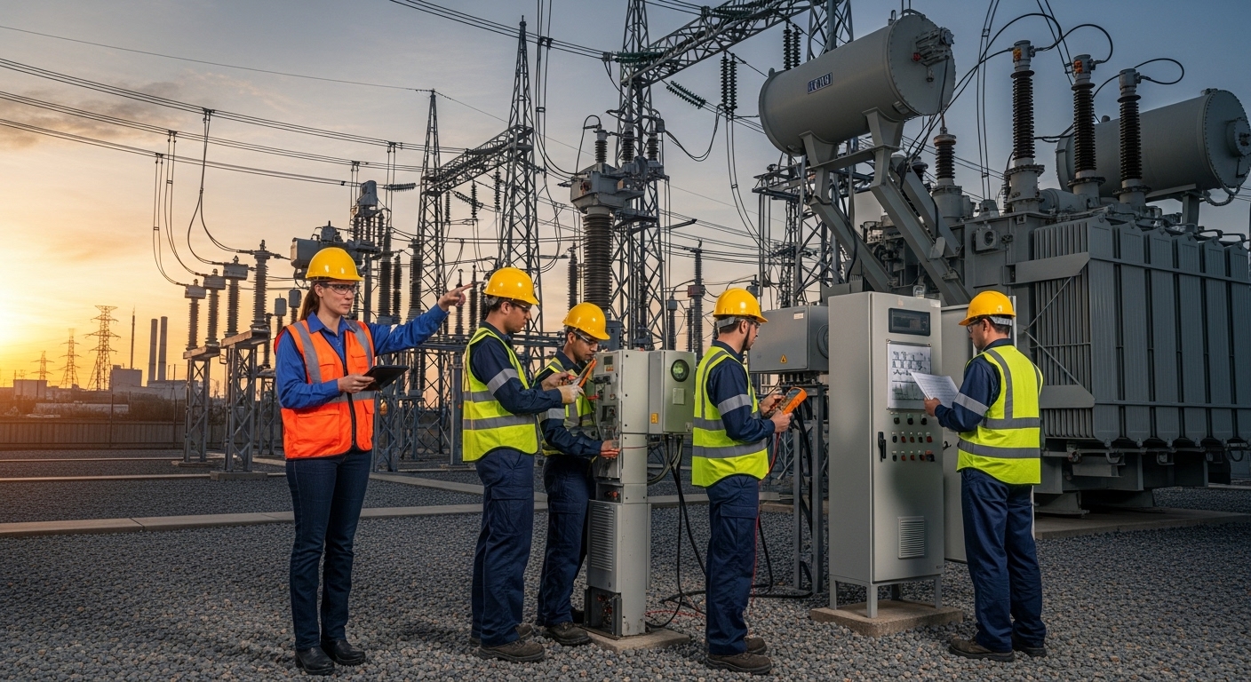 Electrical substation project