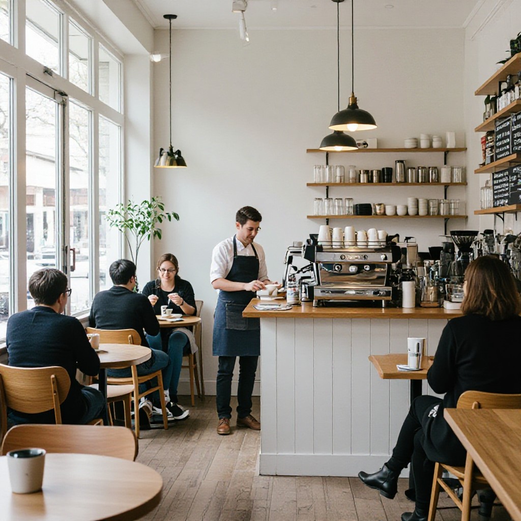 Canterbury café website example