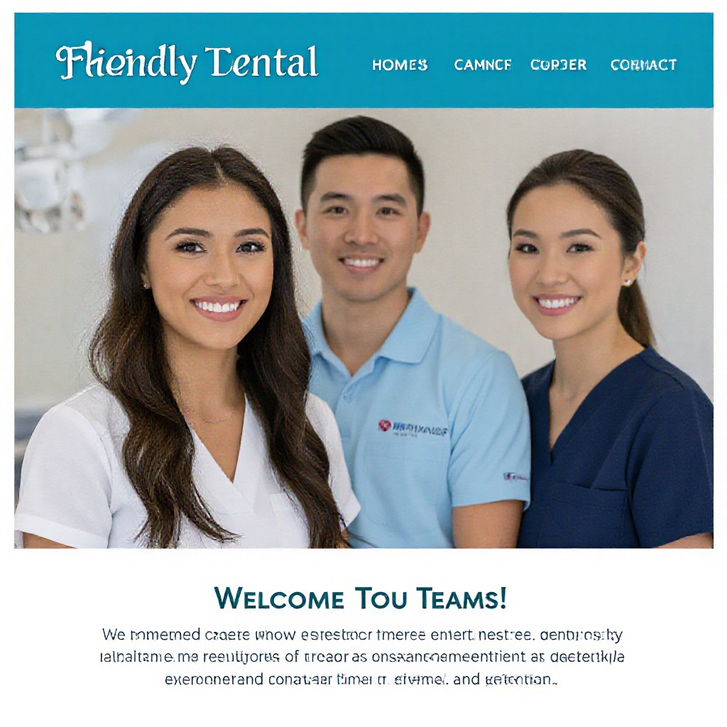 Dental team portrait