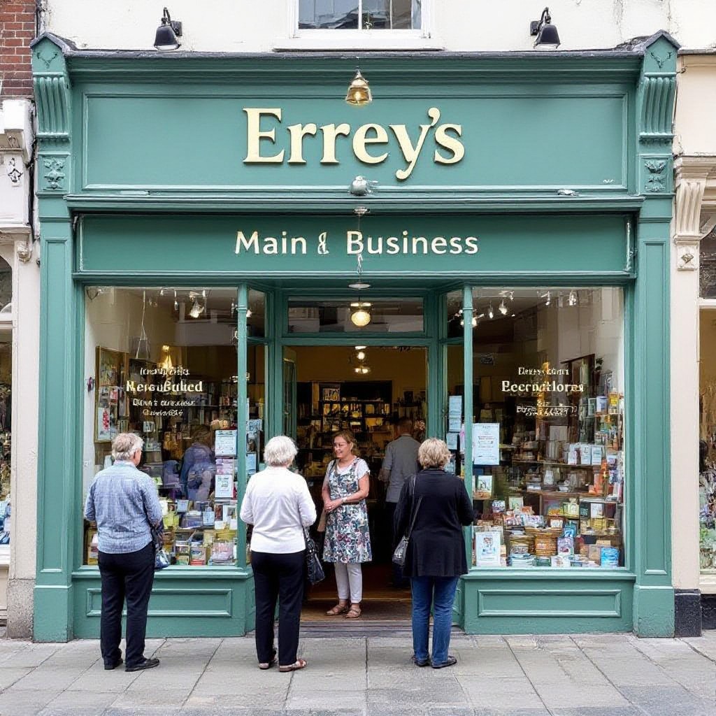 Erreys local business website example