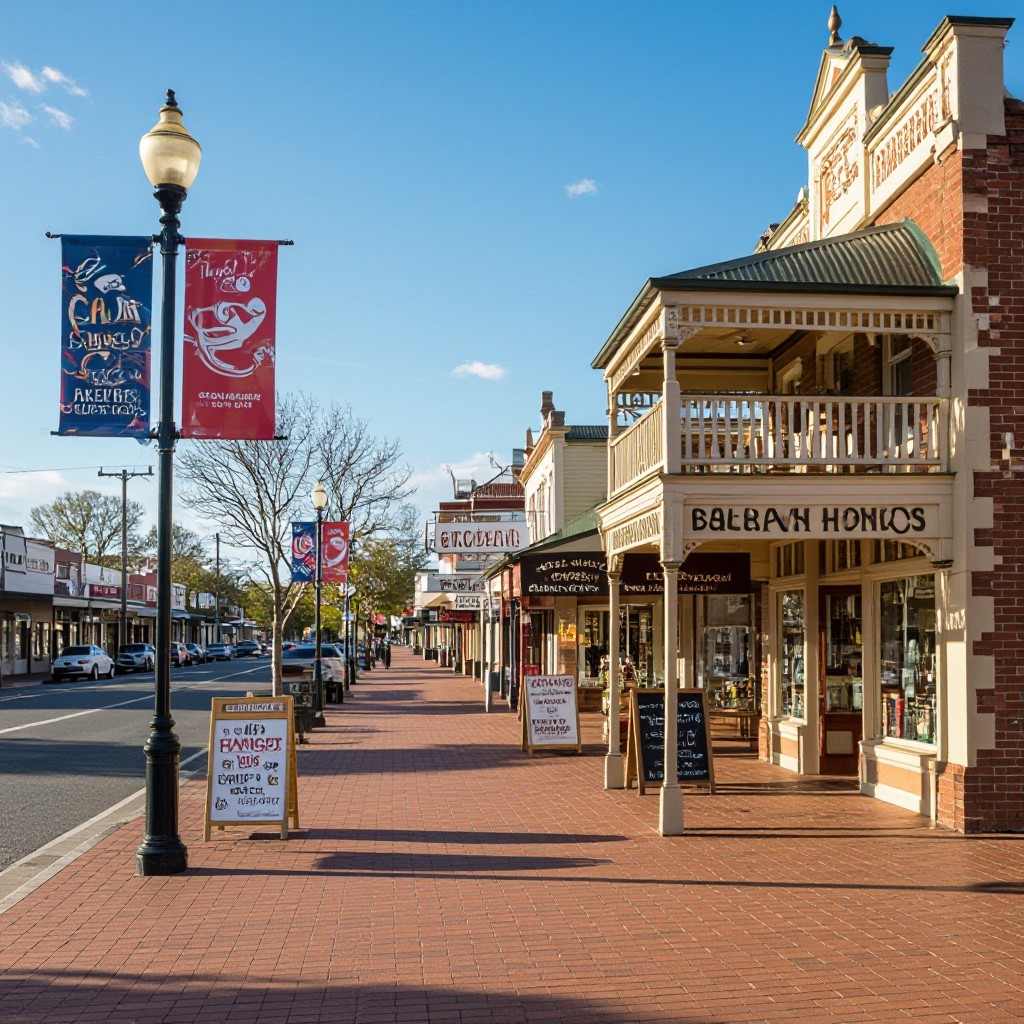 Main street in Black Springs