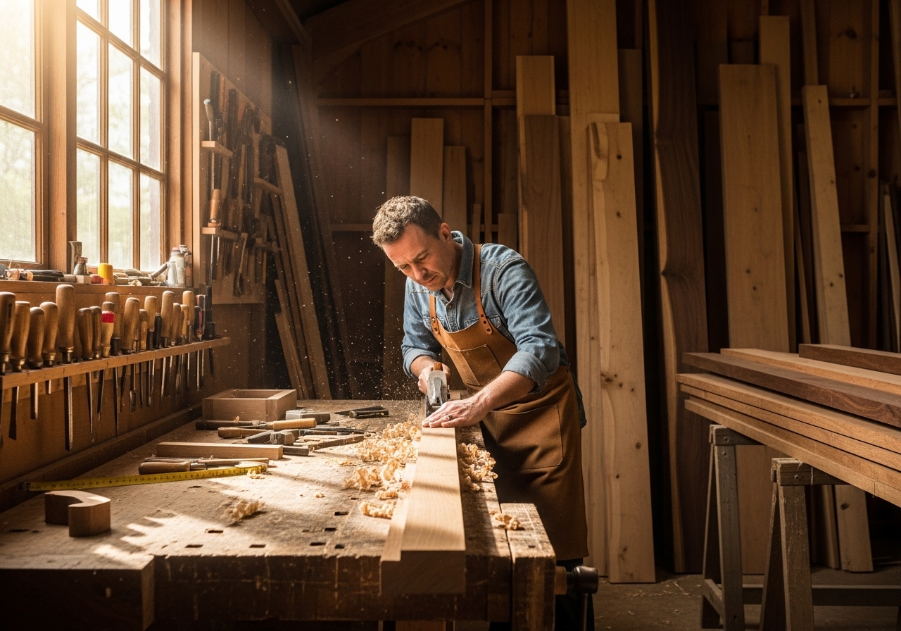 Cabinet maker workshop