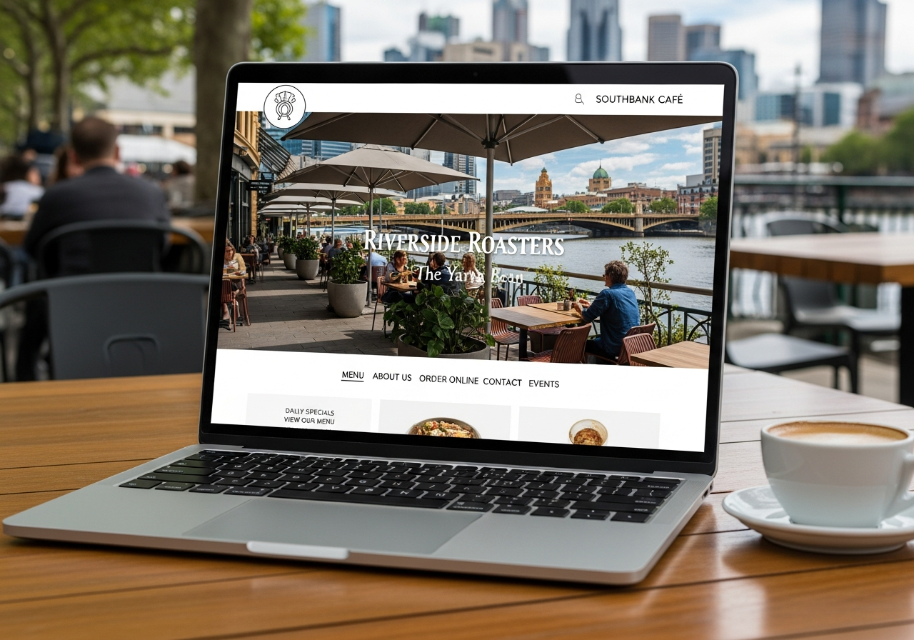Southbank cafe website example