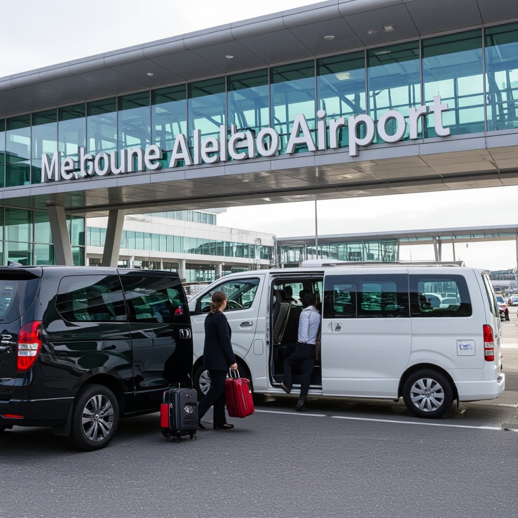 Hotel shuttle at Melbourne Airport