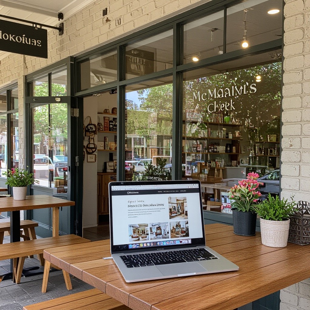 McMahons Creek local business website preview