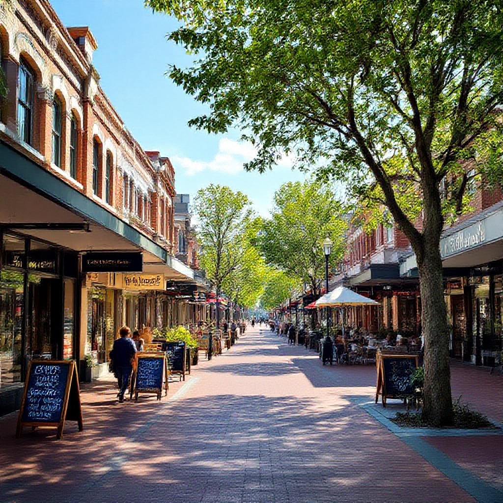 Hawthorn streetscape