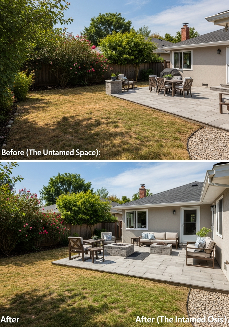 landscaping before after