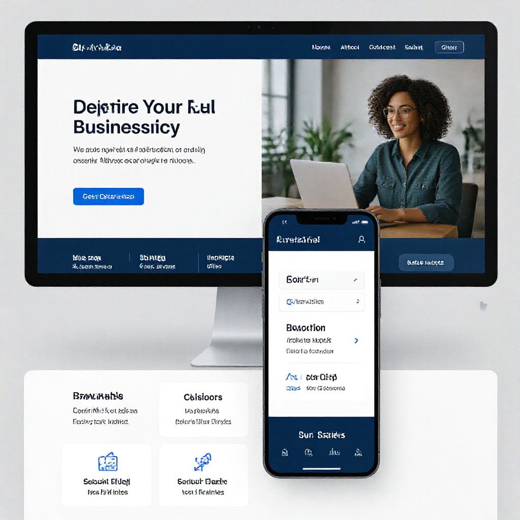 AI generated website preview