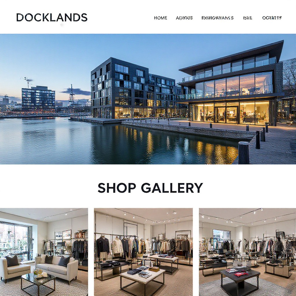 Docklands retail website preview