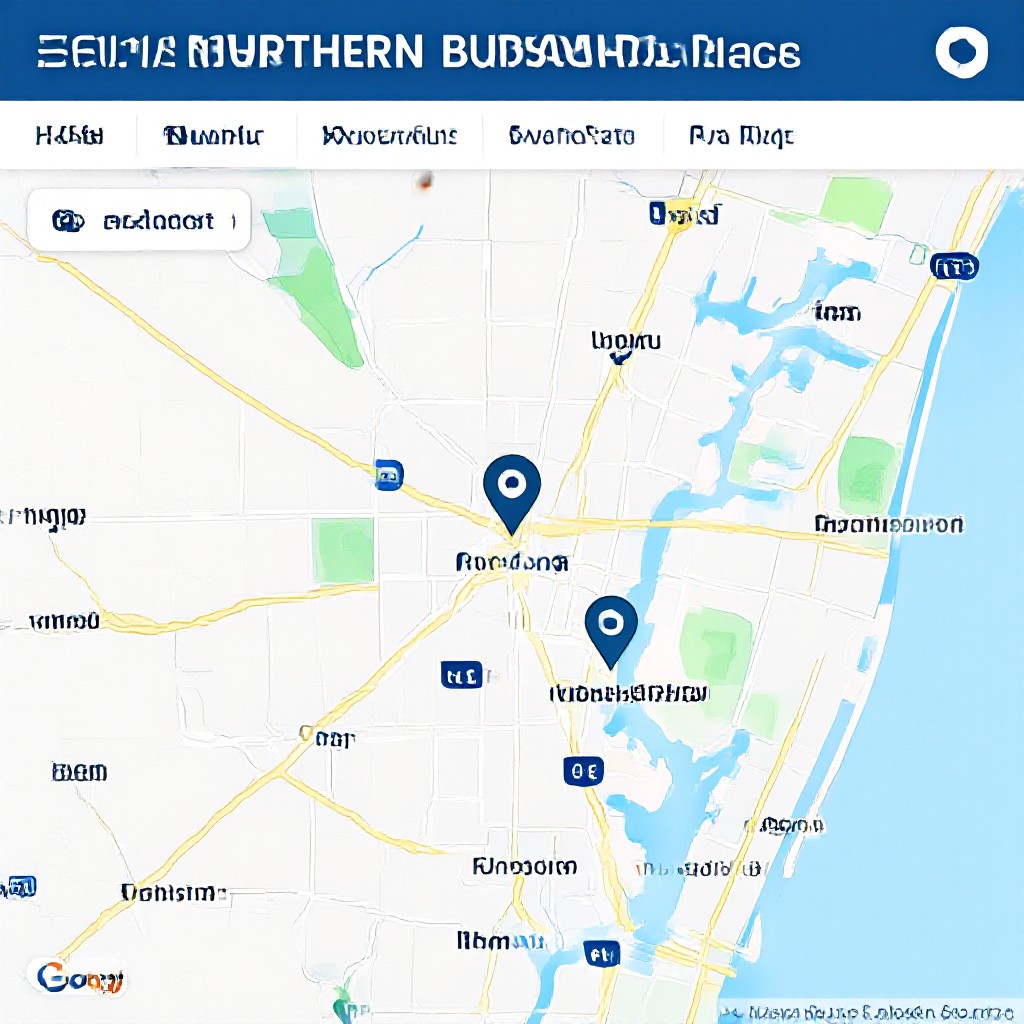 Northern suburbs local map