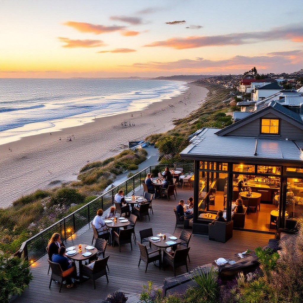 Elwood beach coastal view