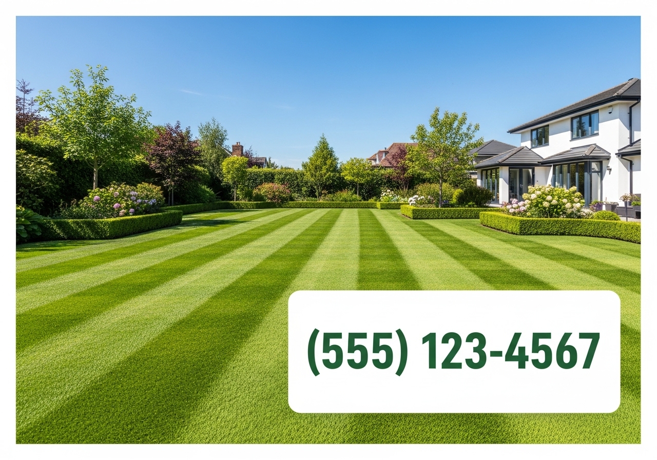 lawn care homepage example