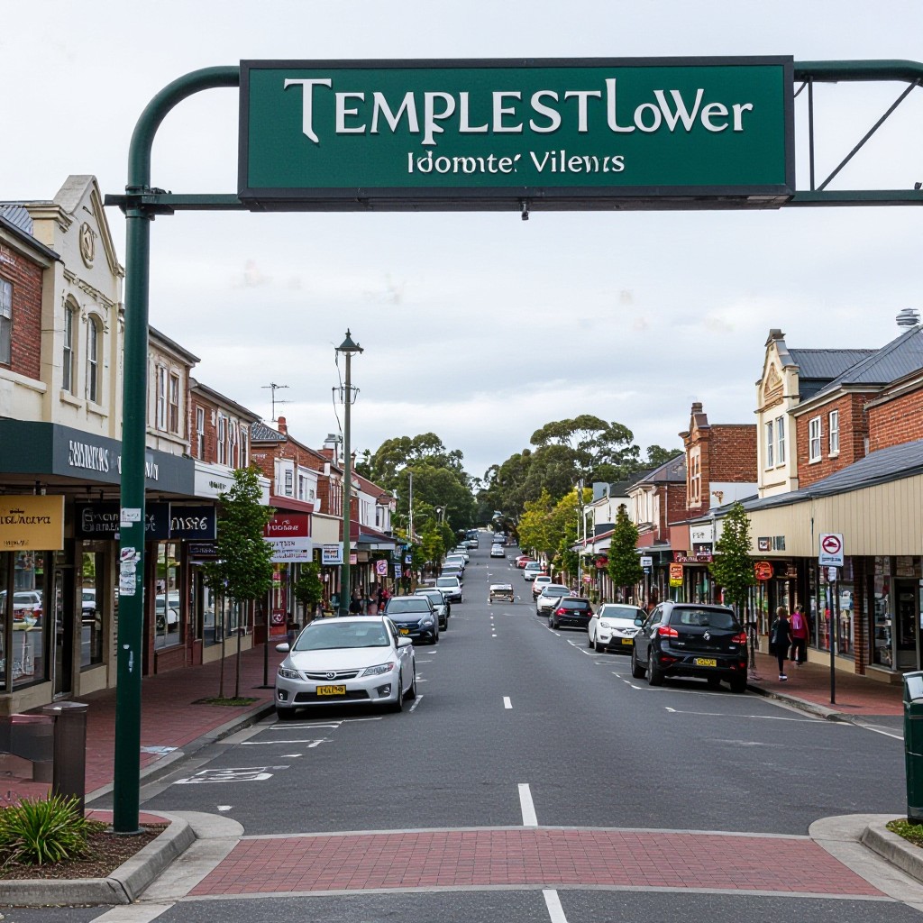 Templestowe Lower suburbs and main street