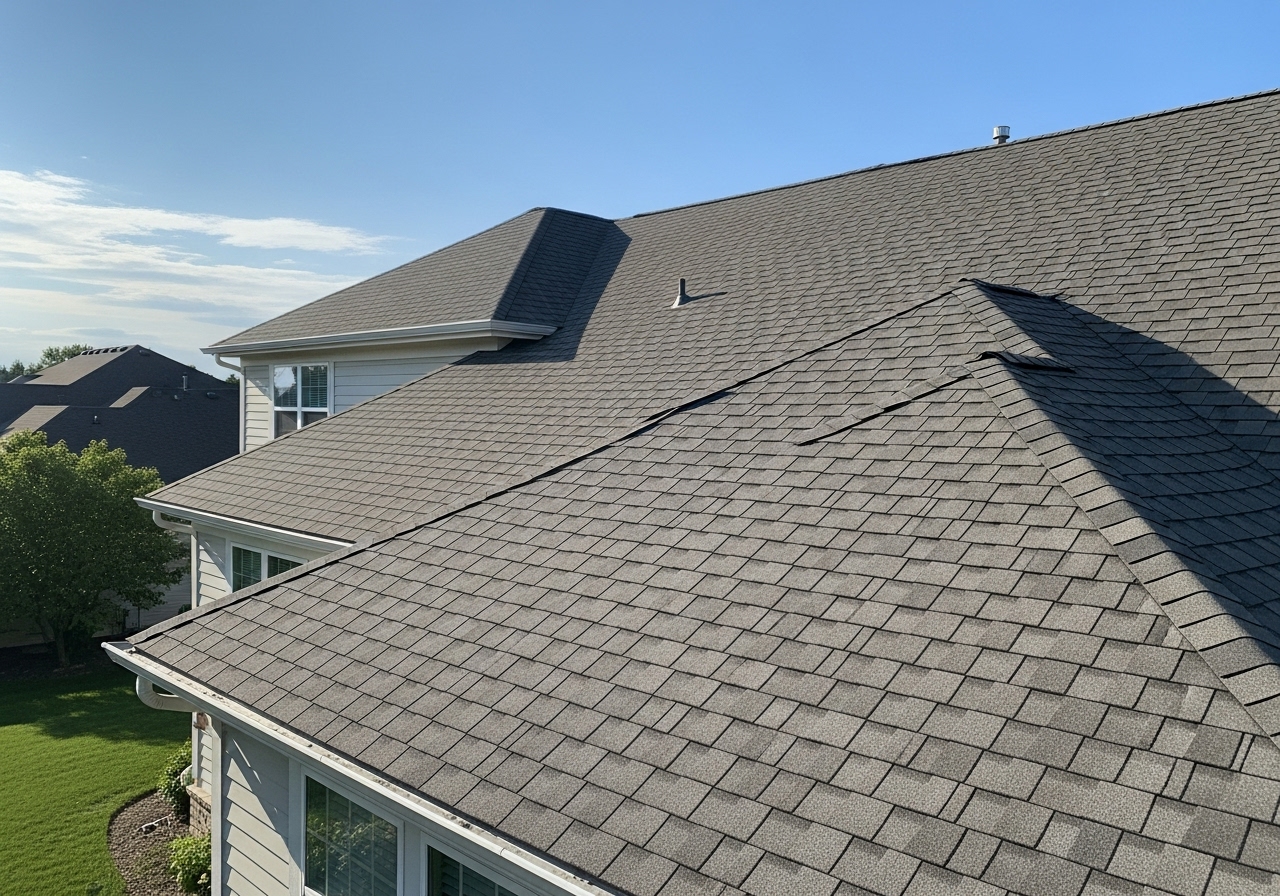 Roof after replacement