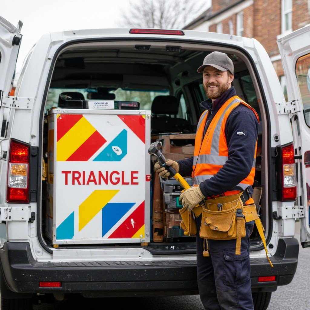 Tradesperson servicing The Triangle