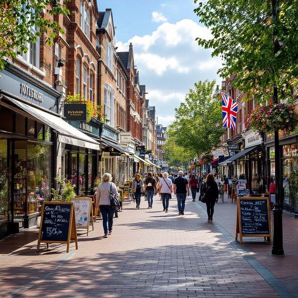 Brentford Square main street