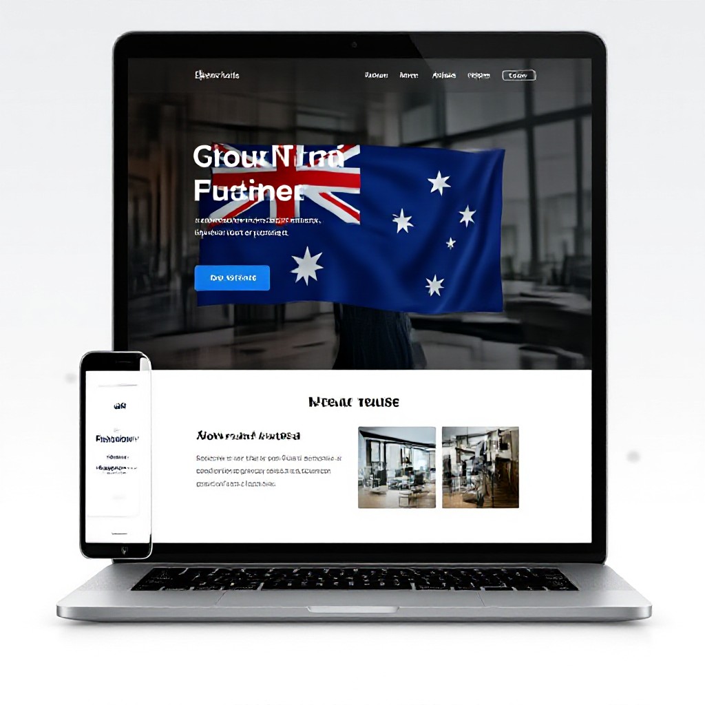 Australian business website example