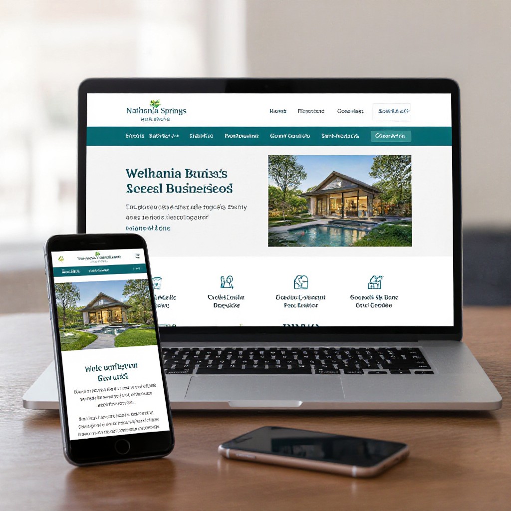 Nathania Springs business website preview