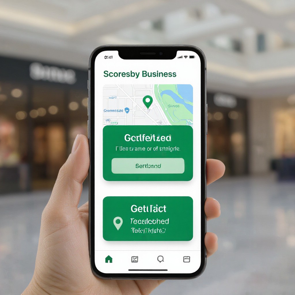 Scoresby business website on mobile