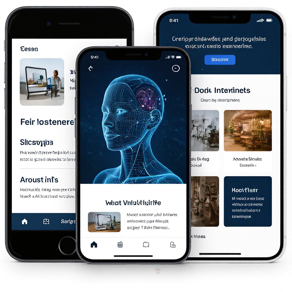 AI website preview on phone