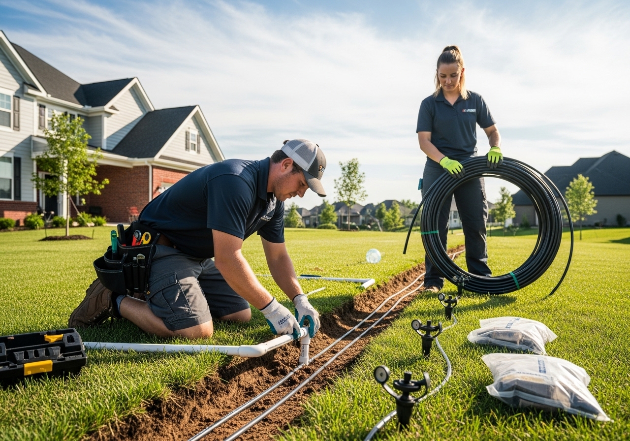 Irrigation installation