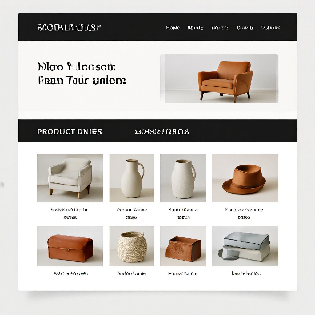 boutique web design example