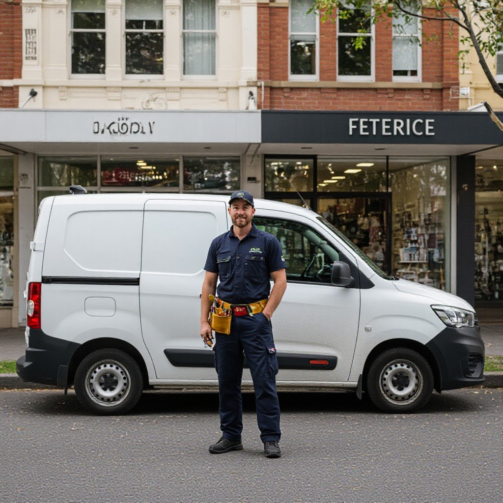 Local trades van in Melbourne western suburbs
