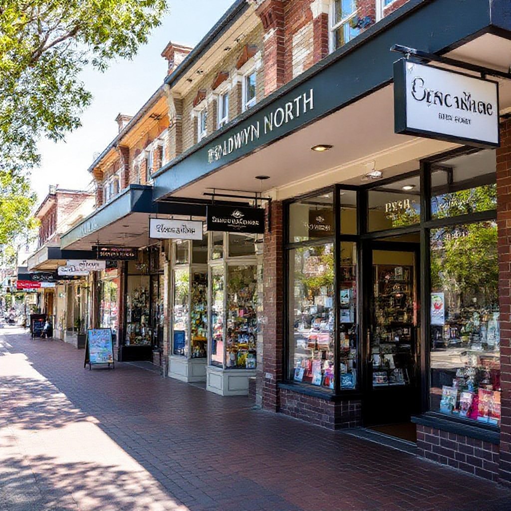 Balwyn North shops and street view