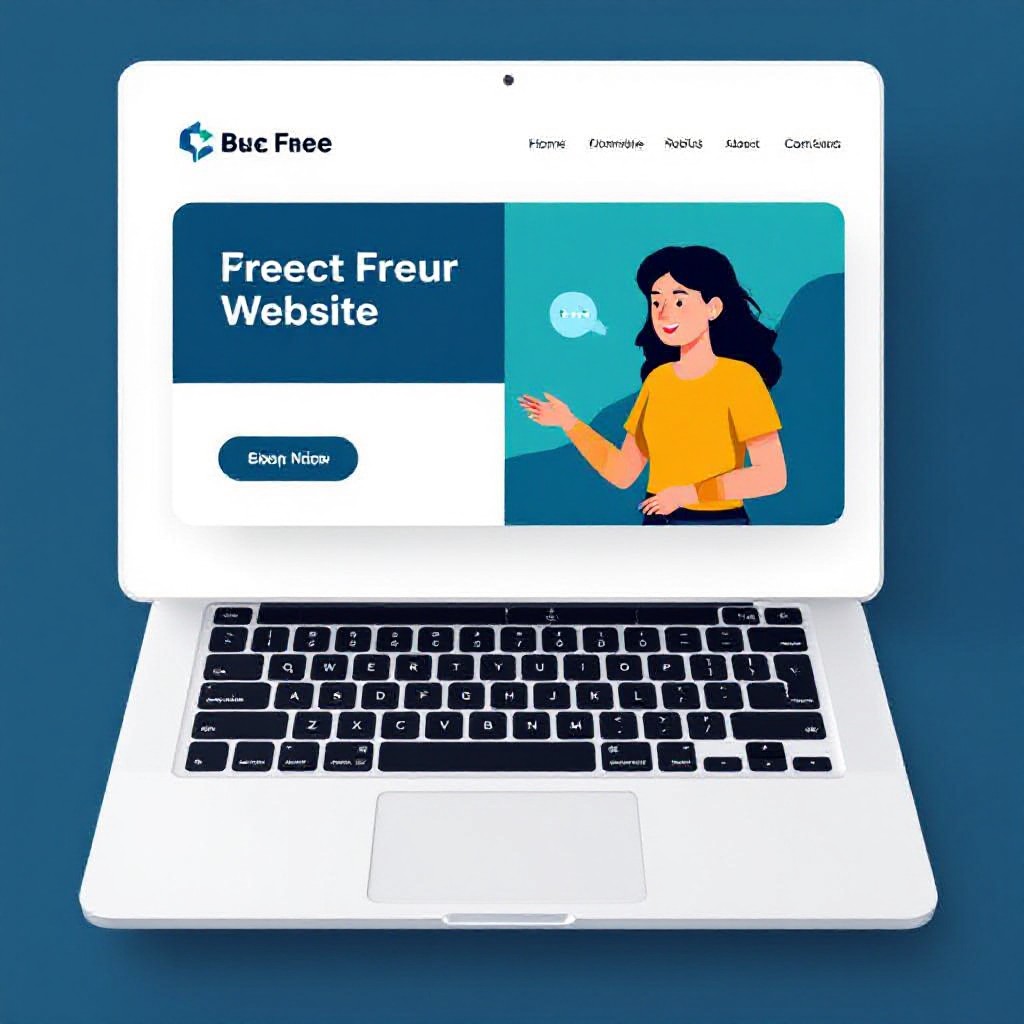 Free website template preview