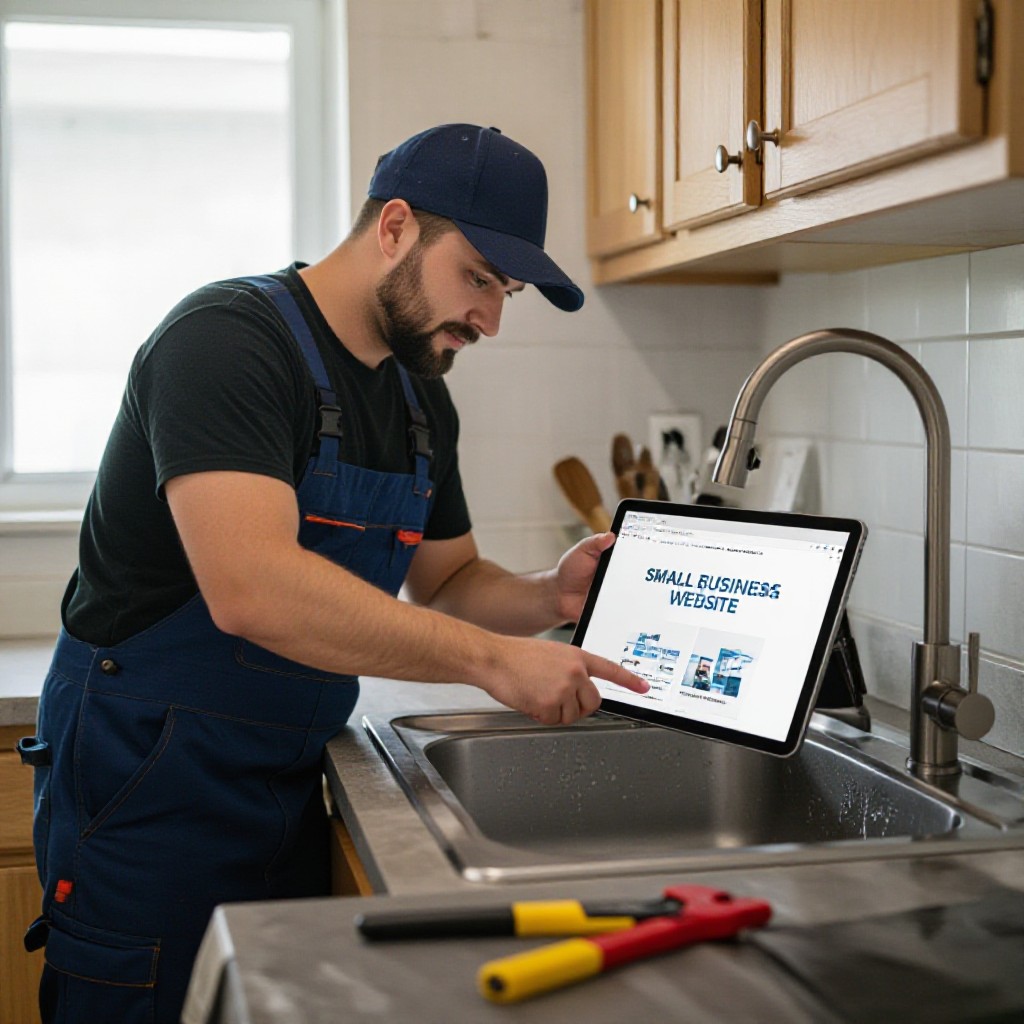 plumber business website case study