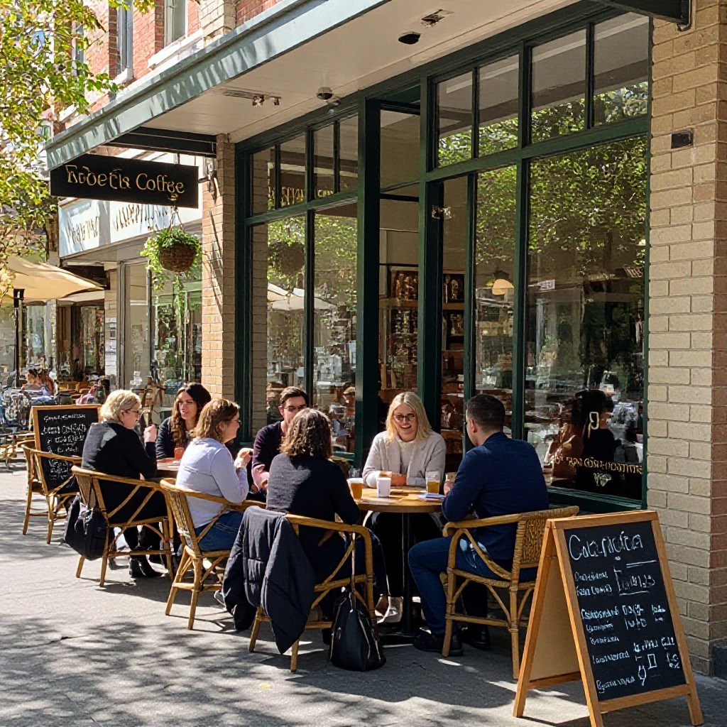 Northcote high street cafe