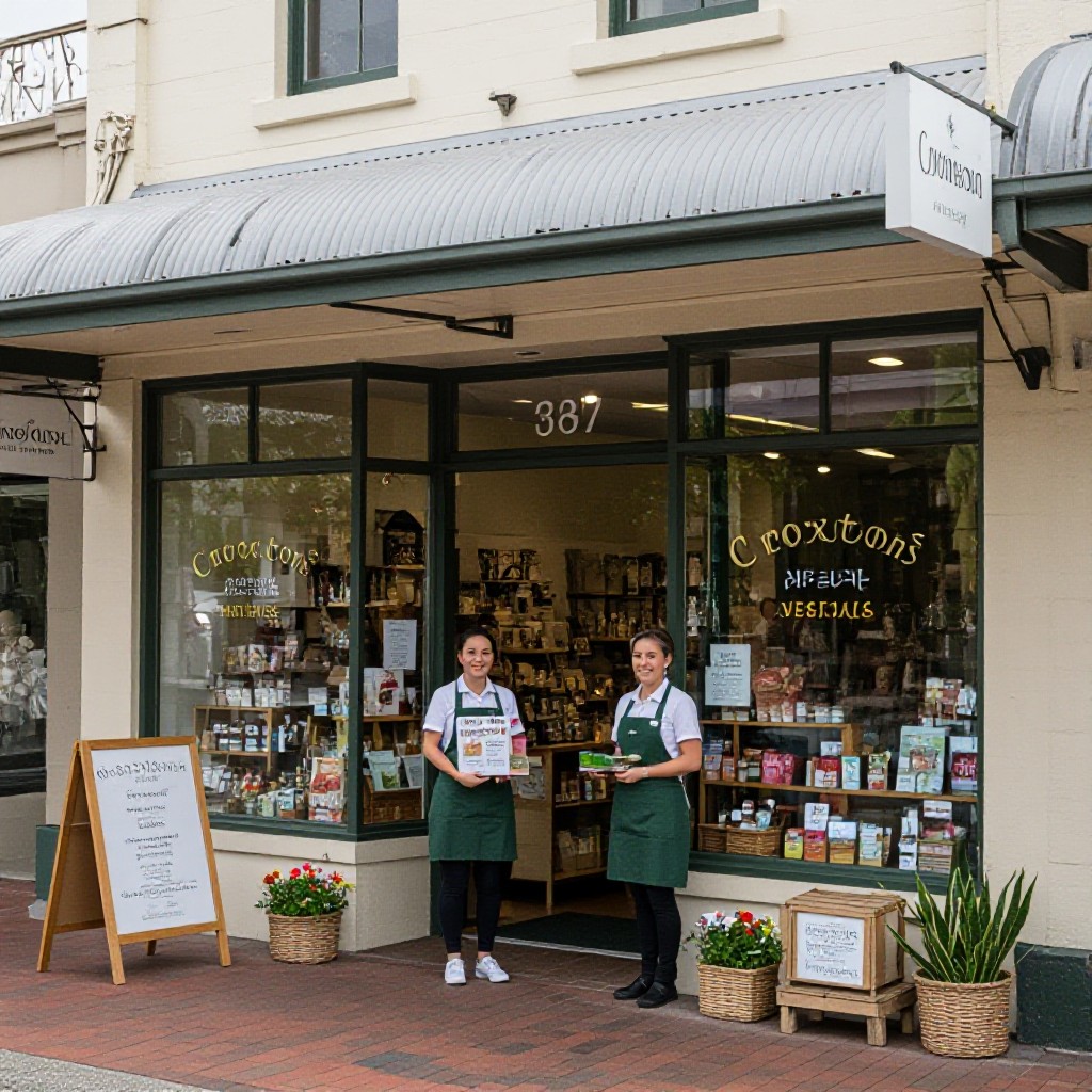 Local Croxton business website preview