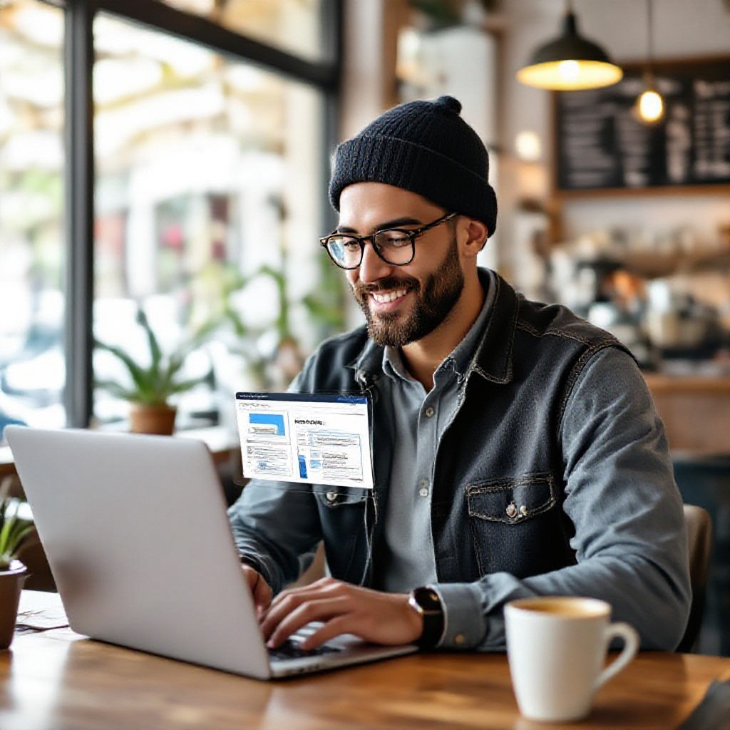 small business owner building website