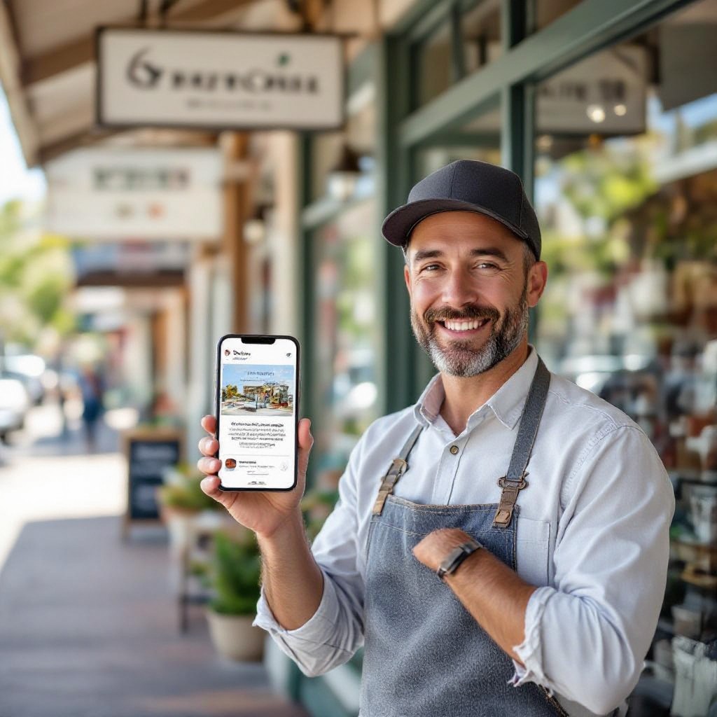 Local business website example for Black Springs