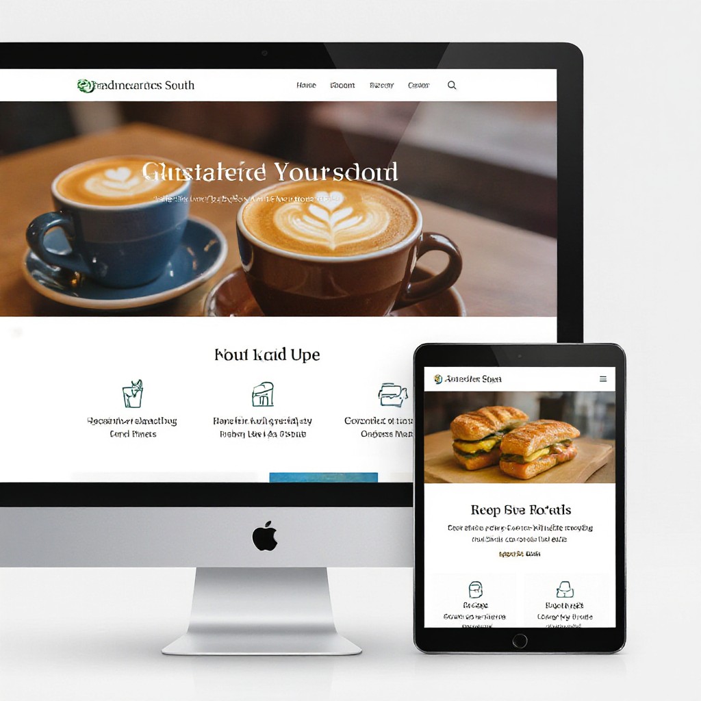 Website example for a Broadmeadows South cafe