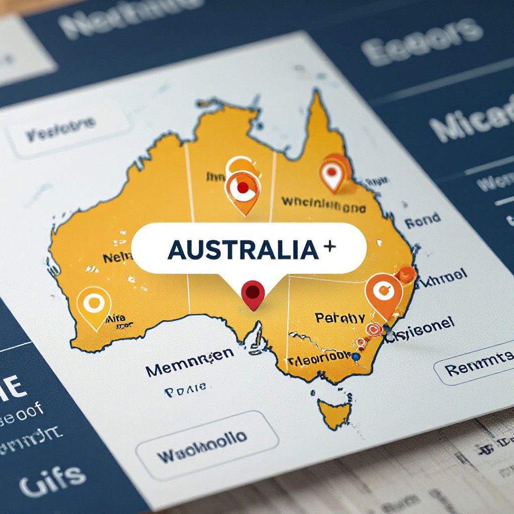 Australia local SEO map