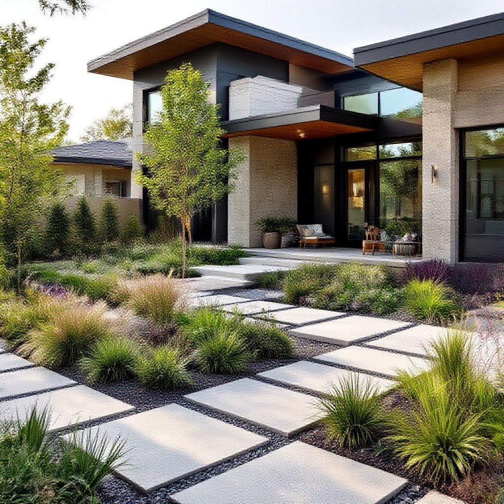 Front yard landscaping